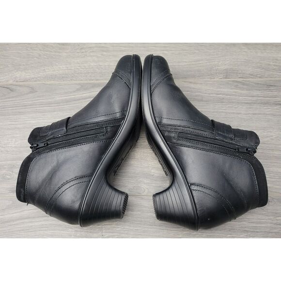 Bioheels 241 Emma BK Leather Side Zip Buckle Ankle Boots Womens Medium 9B‎ - Picture 7 of 12